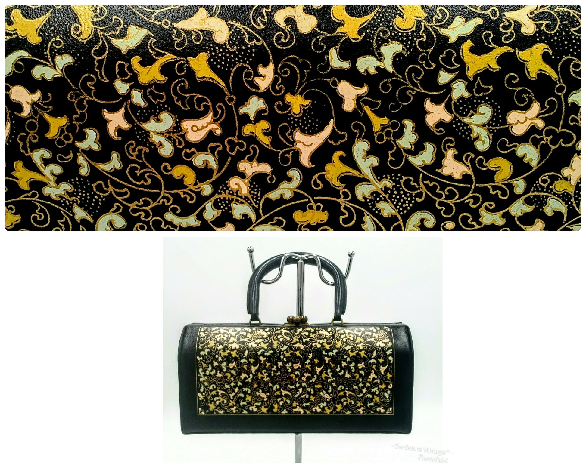 This rare 1950s vintage Mini Batik top-handle bag in a doctor's style