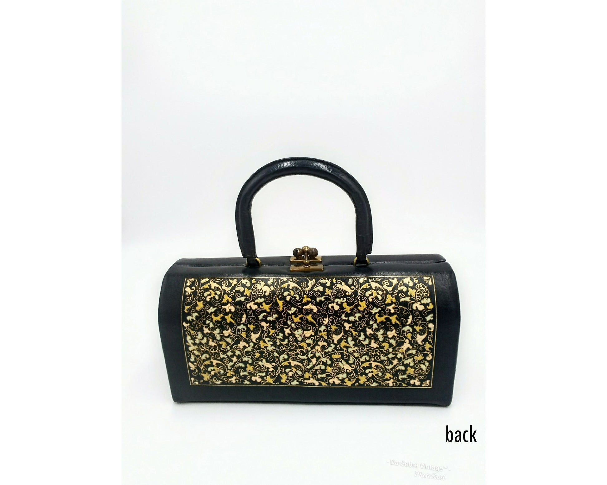 This rare 1950s vintage Mini Batik top-handle bag in a doctor's style