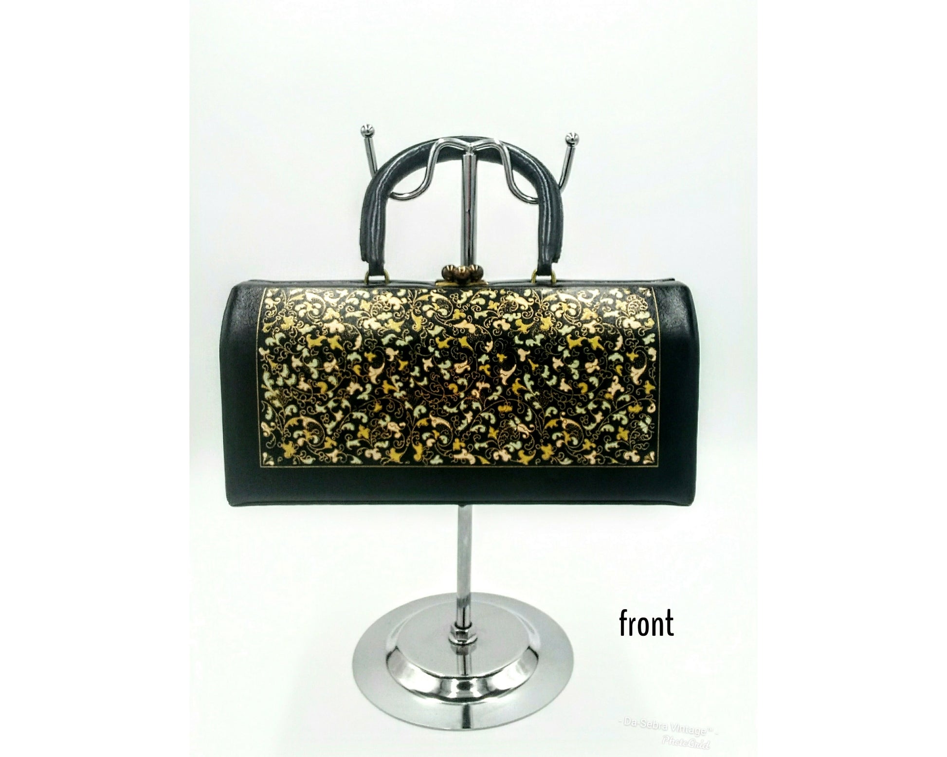 This rare 1950s vintage Mini Batik top-handle bag in a doctor's style