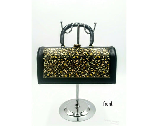 This rare 1950s vintage Mini Batik top-handle bag in a doctor's style