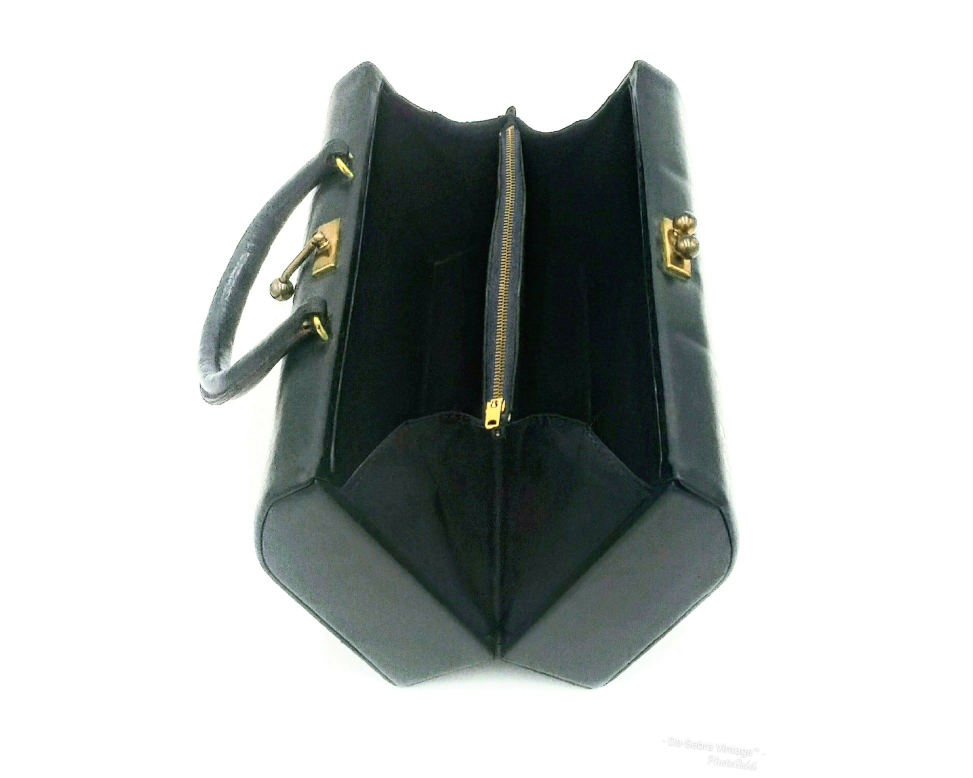 This rare 1950s vintage Mini Batik top-handle bag in a doctor's style