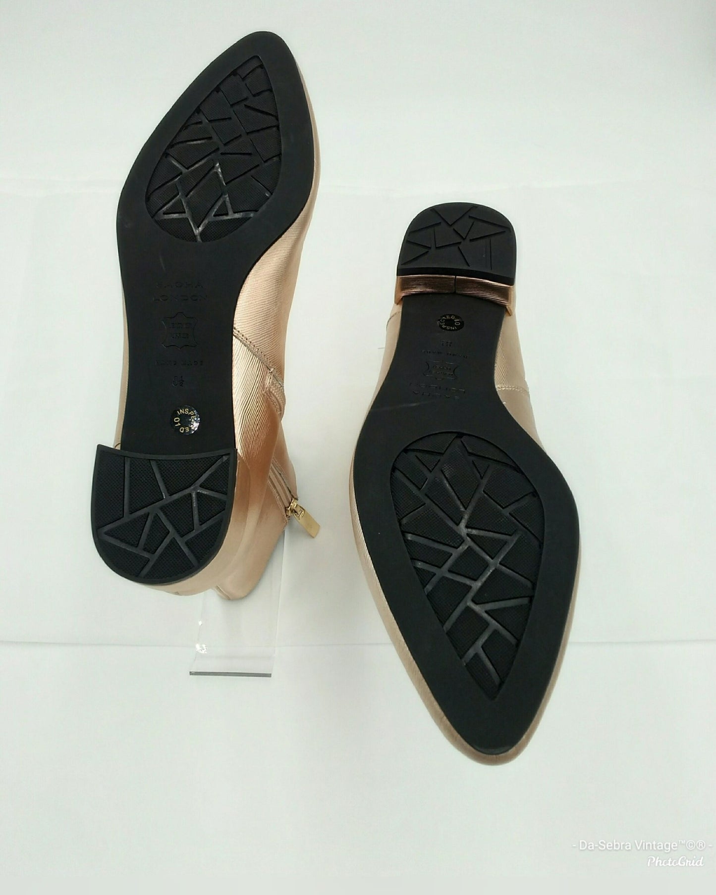 Sacha London Handmade Rose Gold Boot Size 8.5