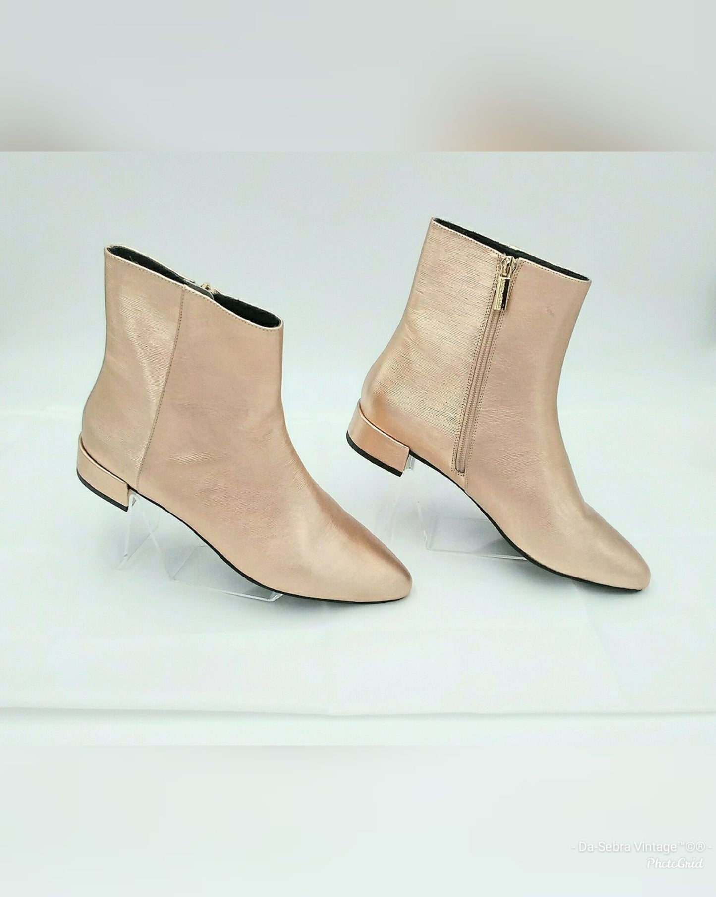 Sacha London Handmade Rose Gold Boot Size 8.5