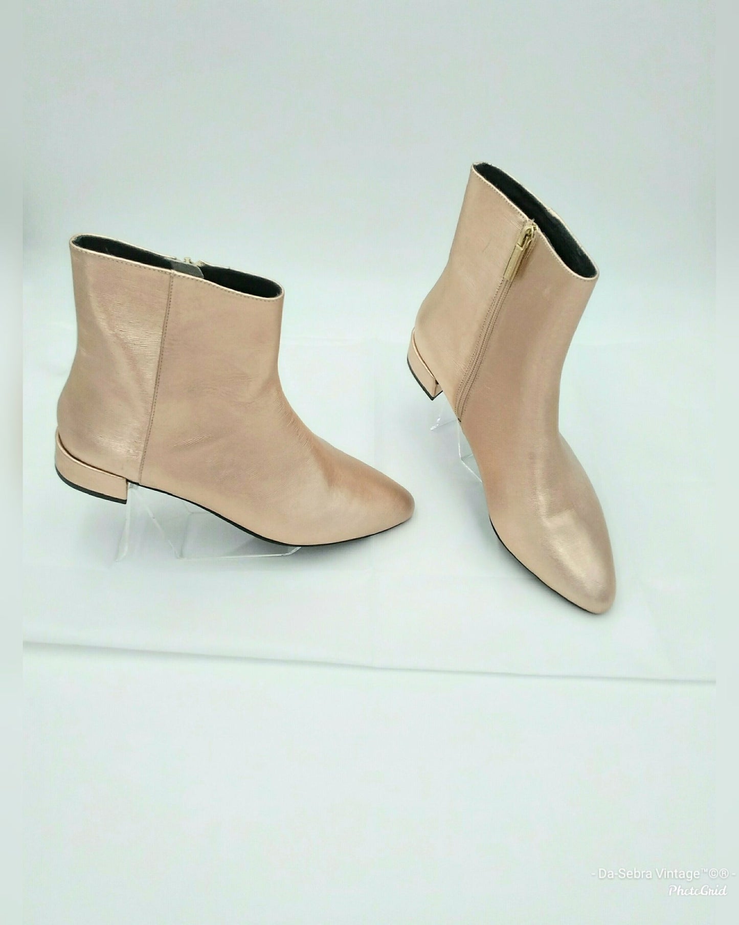 Sacha London Handmade Rose Gold Boot Size 8.5