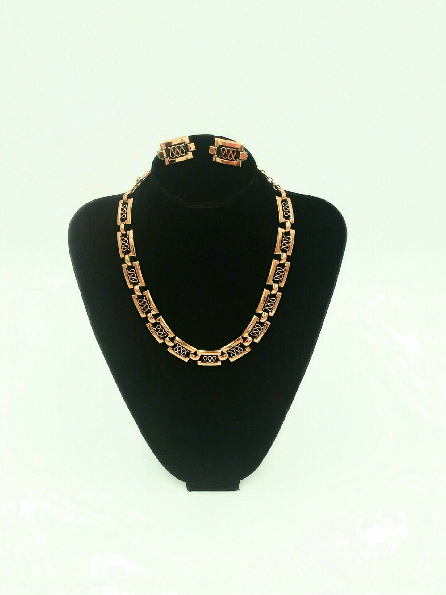 Vintage 1950's/1960's Signed Renior Copper Jewelry Set