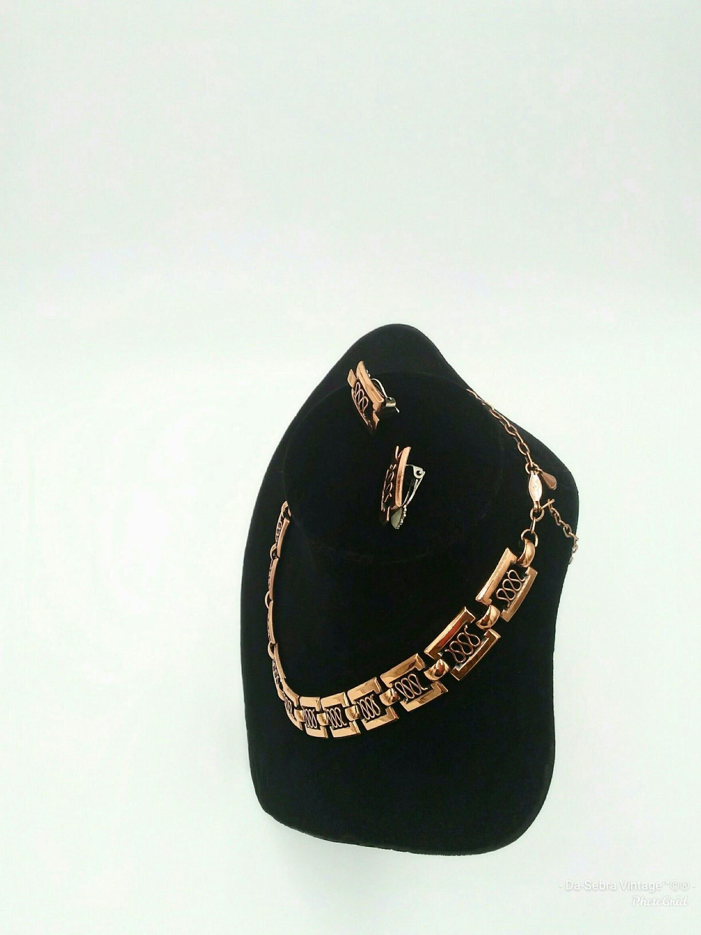 Vintage 1950's/1960's Signed Renior Copper Jewelry Set