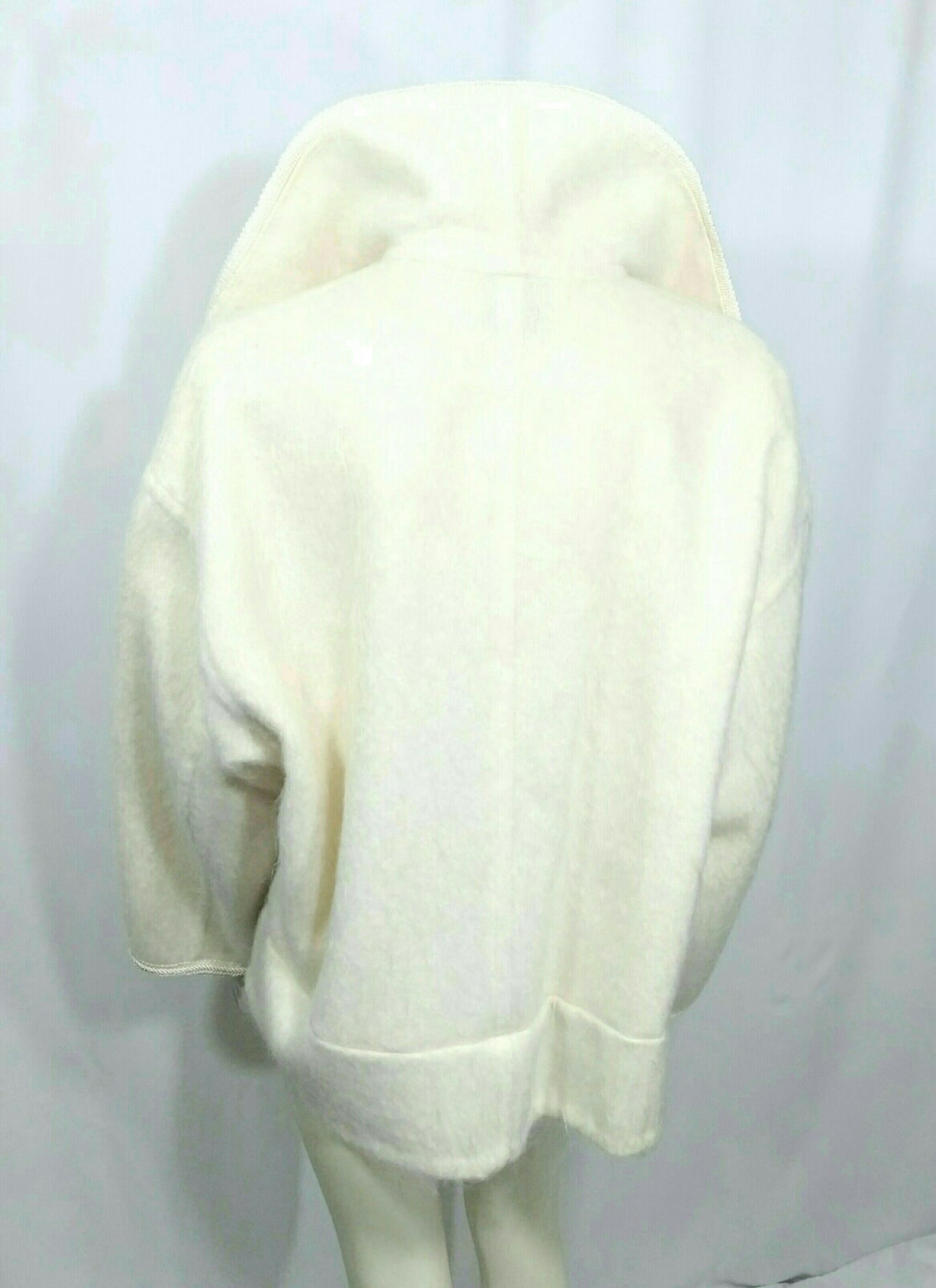 SOLD -Vintage 1980's Christian Dior Mohair Off-White Jacket; Christian Dior Vintage Jacket