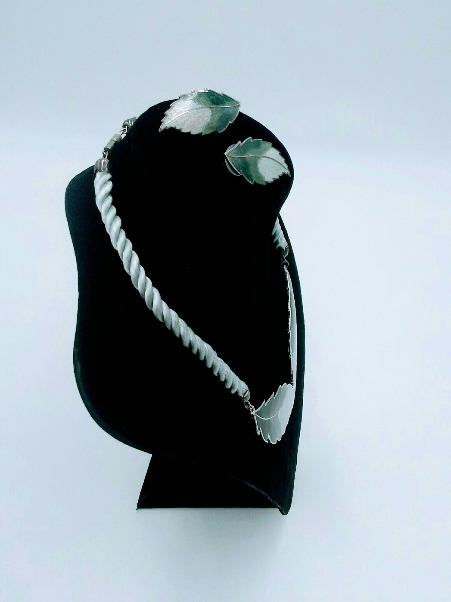 Vintage 1980's Siti-Sharon Ombre Enamel Jewelry Set