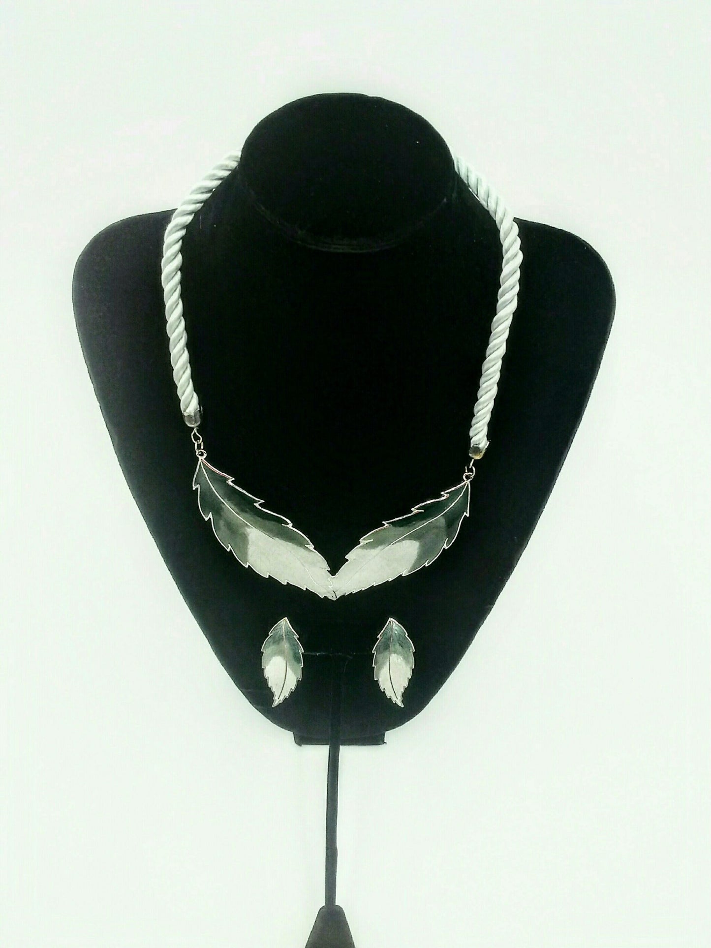 Vintage 1980's Siti-Sharon Ombre Enamel Jewelry Set