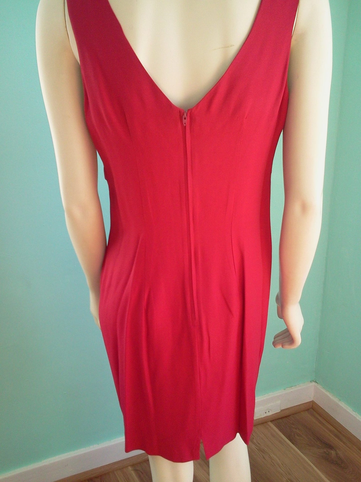 Vintage 1990 “All That Jazz” Sexy Red Holiday Dress by A Chorus Line Company
