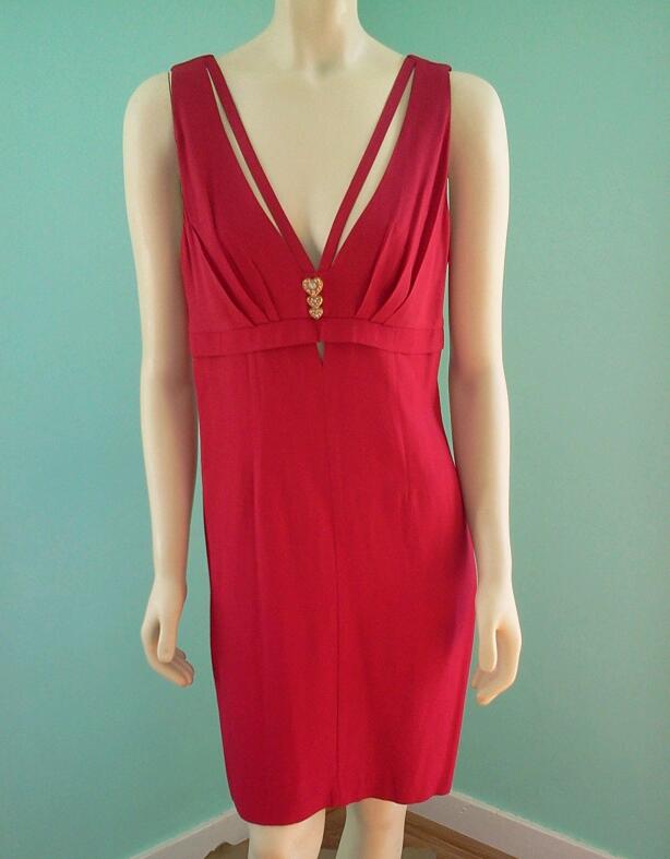 Vintage 1990 “All That Jazz” Sexy Red Holiday Dress by A Chorus Line Company