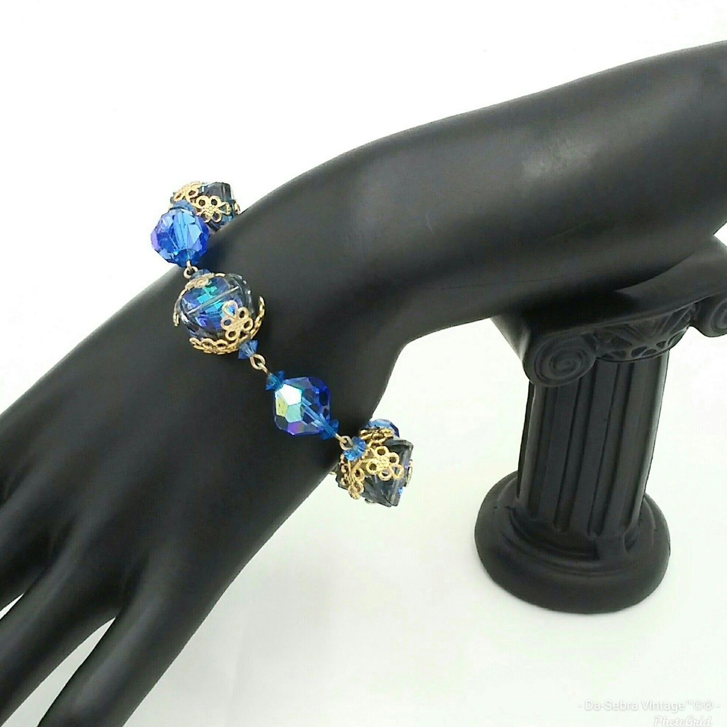 Vintage 1950/1960 Vendome Iridescent Swarovski Signed Bracelet