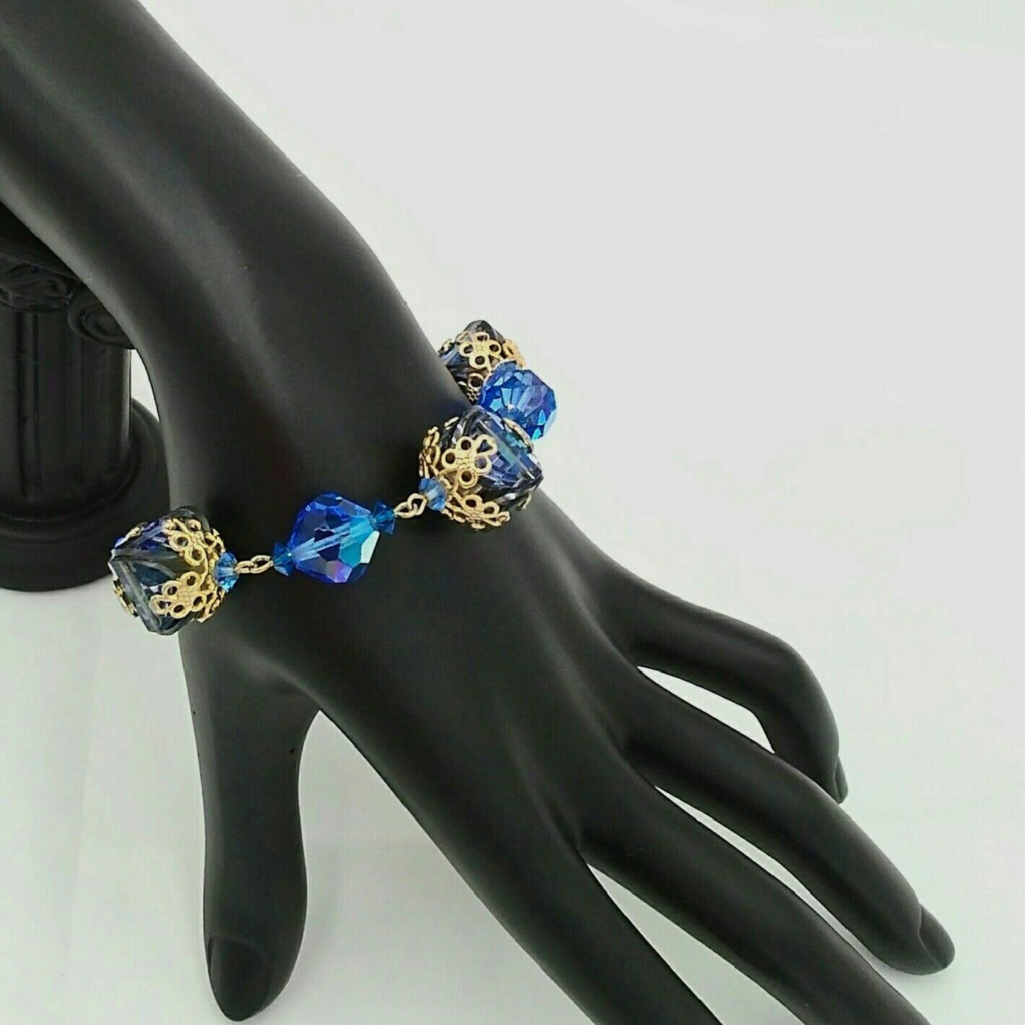 Vintage 1950/1960 Vendome Iridescent Swarovski Signed Bracelet