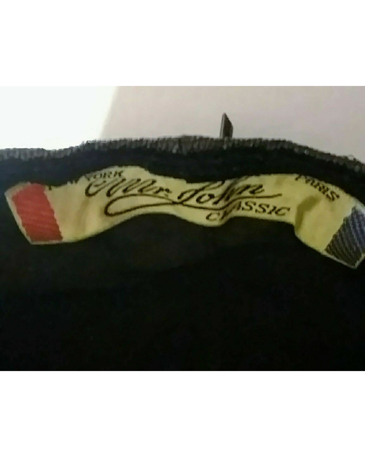 Vintage 1970s Mr. John Classic Two Tone; Beige and Dark Brown Parasisal Straw Hat New York, Paris label