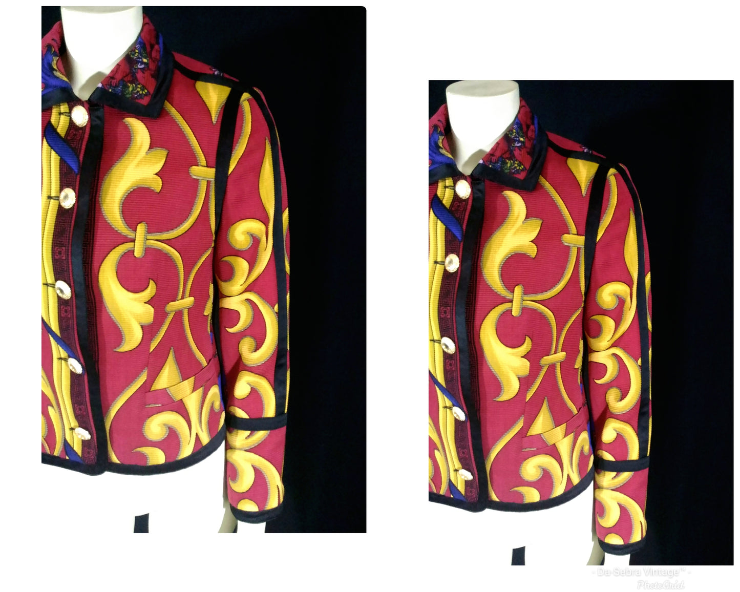 Rare Vintage 1990s Gianni Versace Baroque Statement Blazer - Authenticated