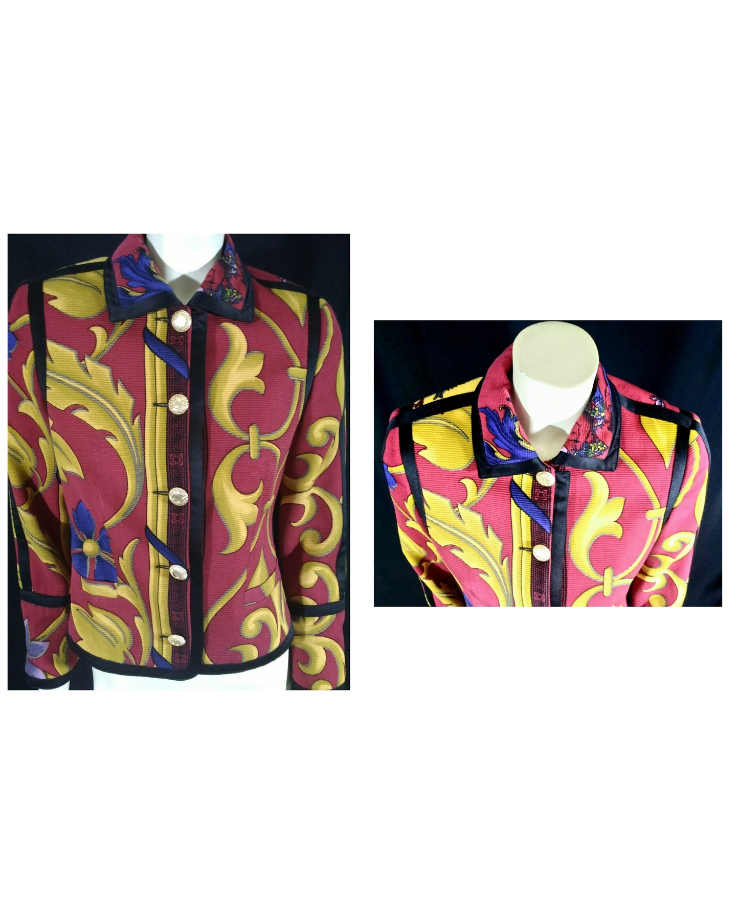 Rare Vintage 1990s Gianni Versace Baroque Statement Blazer - Authenticated