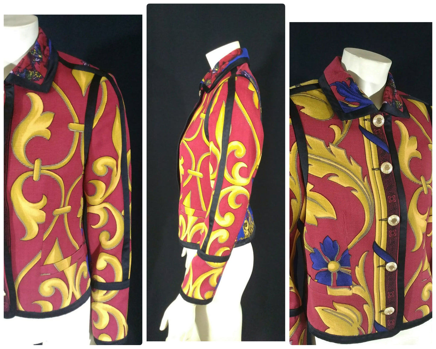 Rare Vintage 1990s Gianni Versace Baroque Statement Blazer - Authenticated