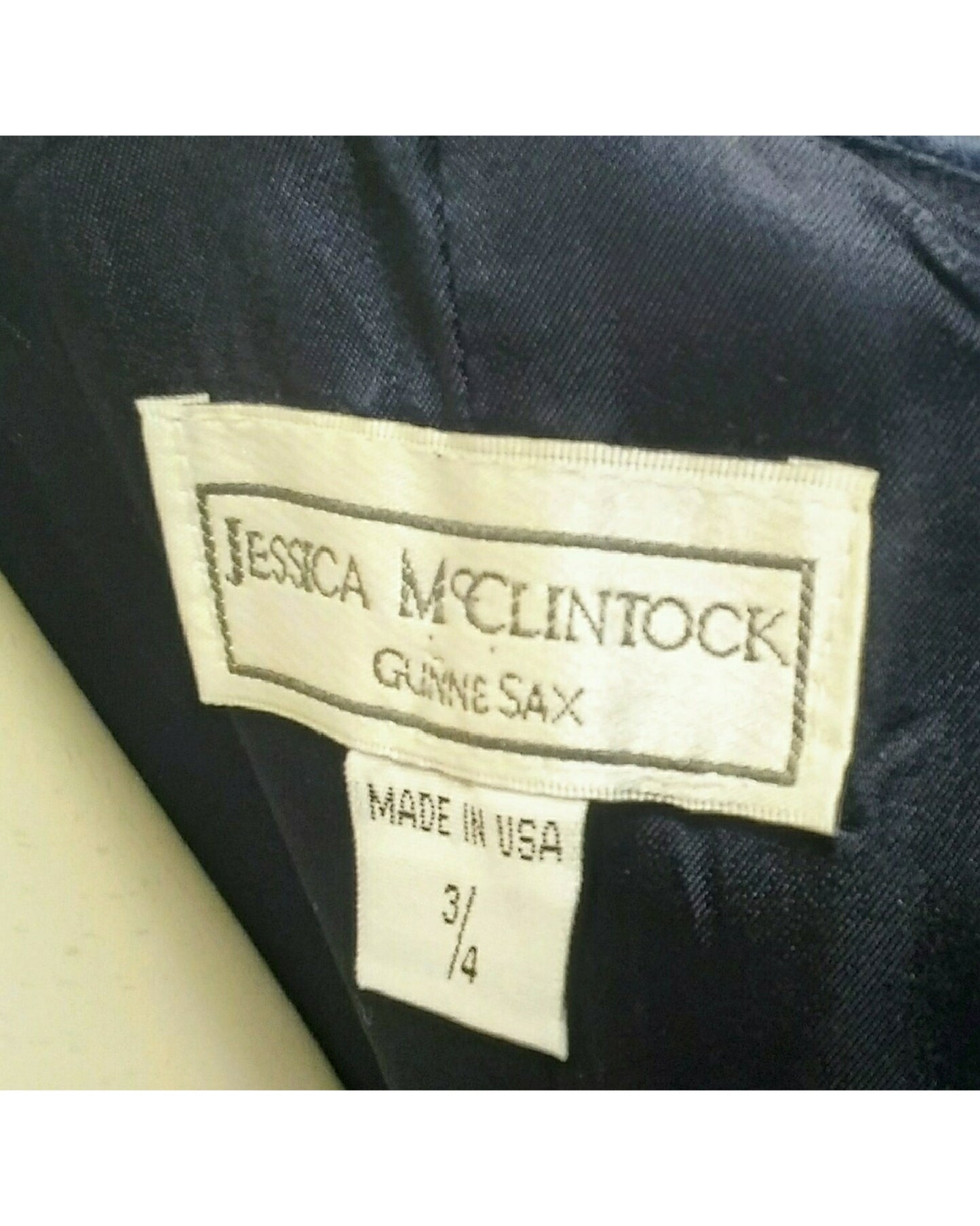 Vintage 1990s Jessica McClintock Sapphire Blue Dress; Formal, Prom Gown, Party Formal