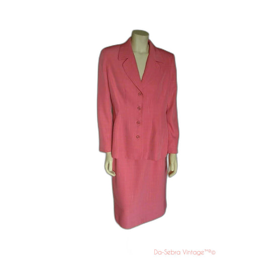 Fabulous Mary McFadden Hot Pink Suit from 2000 Collection