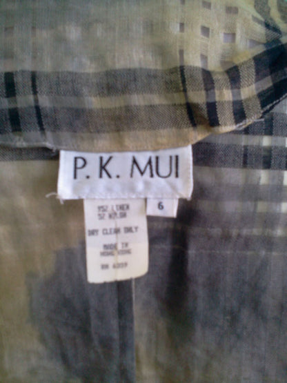 Vintage 1980s Rare P.K.Mui Jacket by Designer Peter Mui