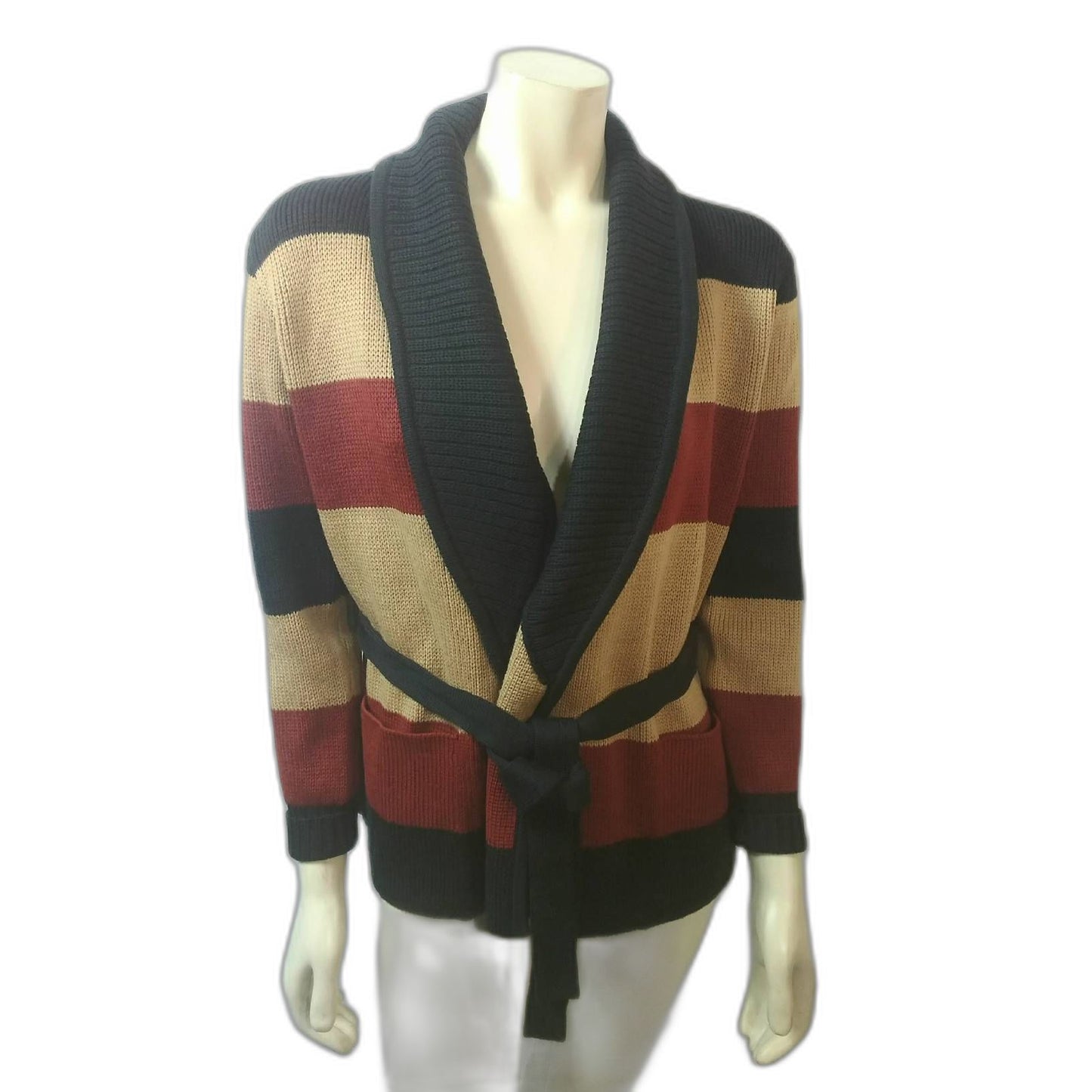 Authenticated Vintage 1960's Yves Saint Laurent Cardigan Sweater