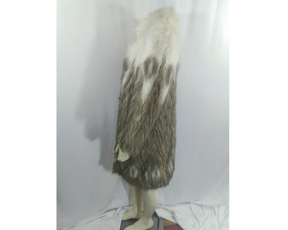 Vintage 1970s Astraka of London Faux Fur Coat