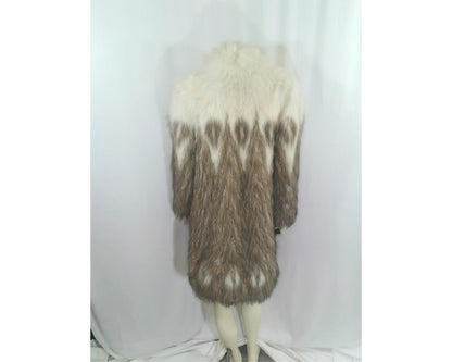 Vintage 1970s Astraka of London Faux Fur Coat