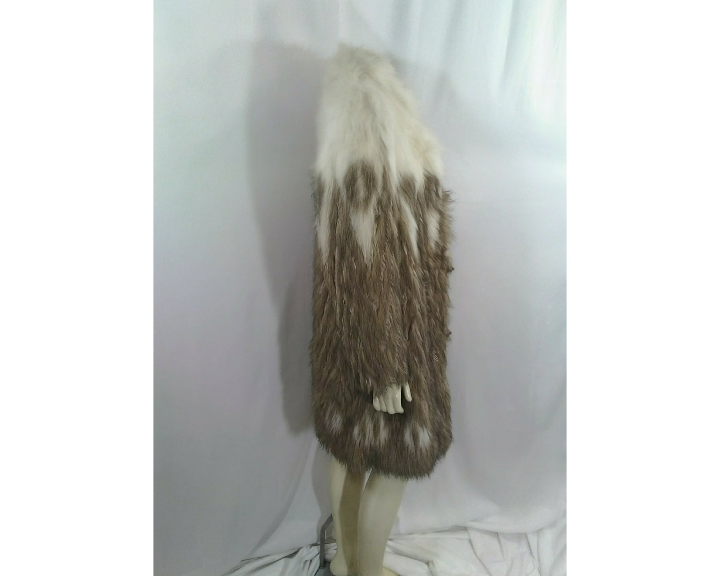 Vintage 1970s Astraka of London Faux Fur Coat