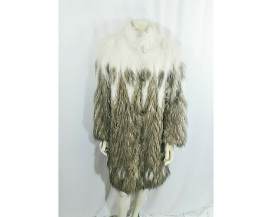 Vintage 1970s Astraka of London Faux Fur Coat