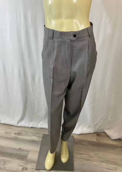 Vintage 1980s Escada Designer Margaretha Ley Silk & Silk Wool Pant Set