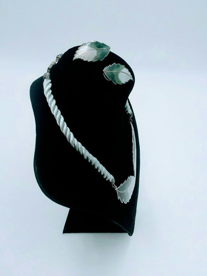 Vintage 1980's Siti-Sharon Ombre Enamel Jewelry Set