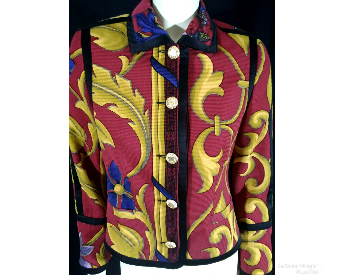Rare Vintage 1990s Gianni Versace Baroque Statement Blazer - Authenticated