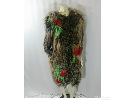 Genuine Fox Fur Woven Coat with Multiple Colors