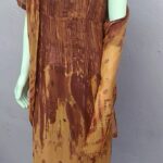 Vintage 1990’s Gorgeous Burnt Orange,Rust and Orange, Dress and Cover Jacket Set, by Megan Lee