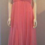 Vintage 1970’s Jack Bryan Silk Chiffon Gown and Cape