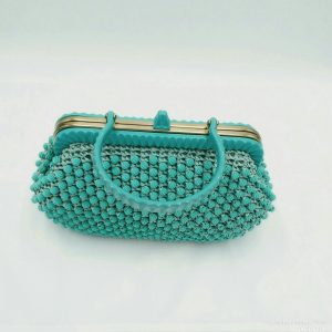 Vintage 1950's Robin Egg Blue Handbag