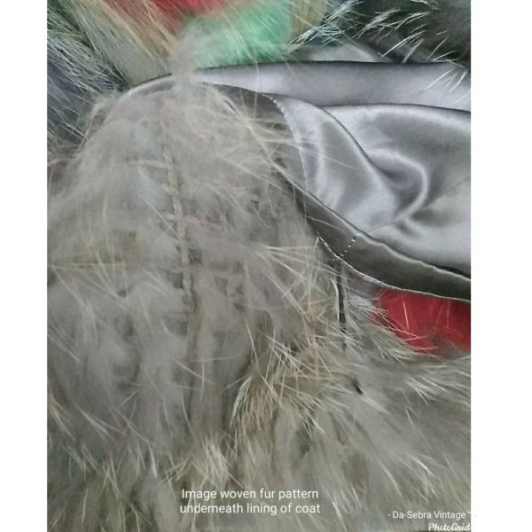 Genuine Fox Fur Woven Coat with Multiple Colors